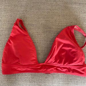 JCrew  Plunge V Neck Bikini Top